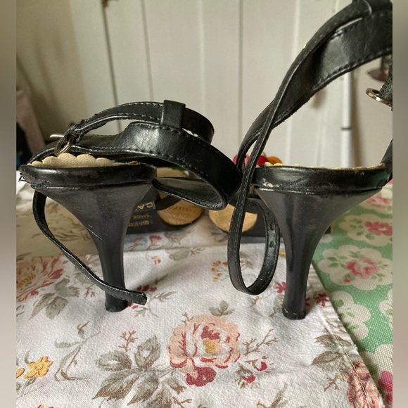 Fun Set - Vintage Fruit millinery purse with tropical sandals - SZ 8 - Picture 4 of 9